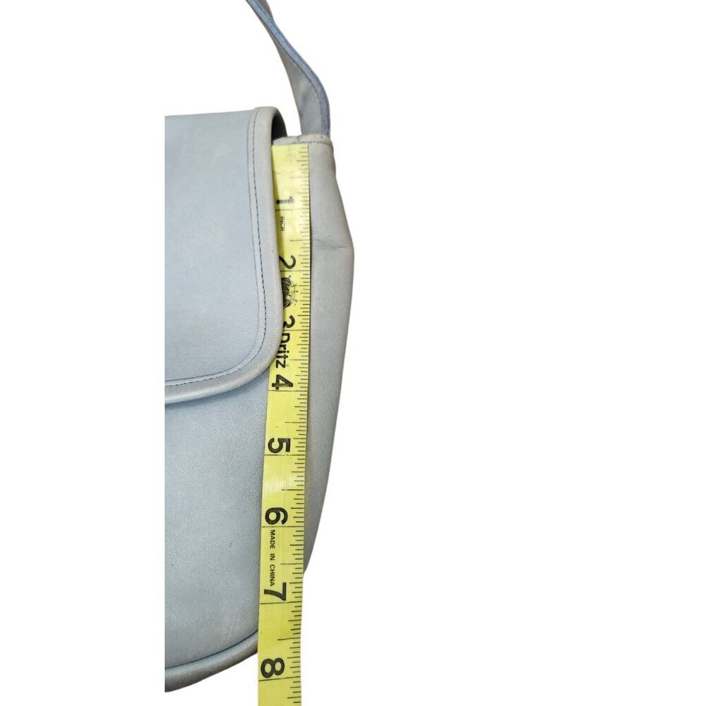 Coach Vintage - UNEVEN Color Soho Bedford Flap Bag 4164 - Periwinkle, Adjustable - Picture 14 of 15